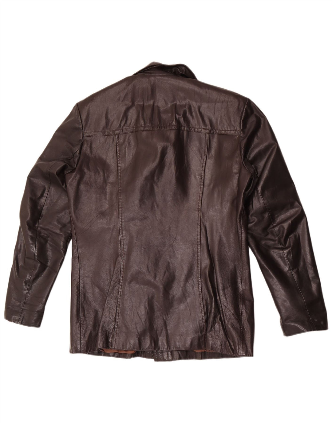 Мужская кожаная куртка Esco EU 52 XL коричневая кожа