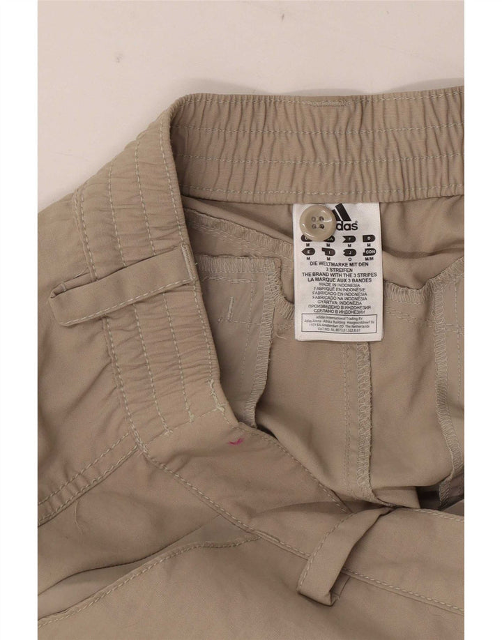 Женские брюки Adidas с рисунком Medium W30 L30, коричневые нейлоновые
