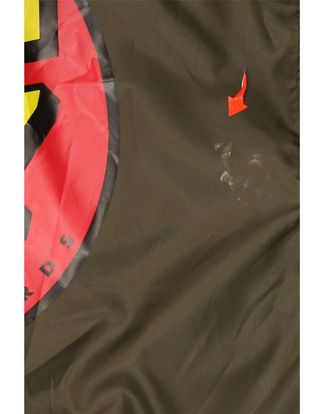 Мужская куртка-бомбер Santa Cruz с капюшоном и рисунком UK 40, большой полиэстер цвета хаки