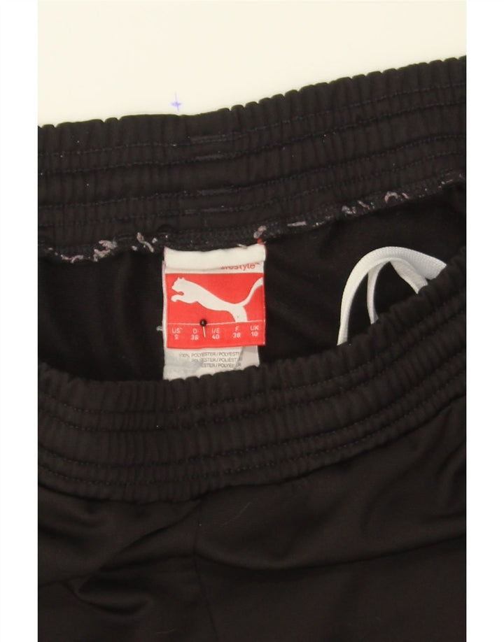 PUMA Womens Tracksuit Trousers UK 10 Small  Black Polyester Vintage Puma and Second-Hand Puma from Messina Hembry 