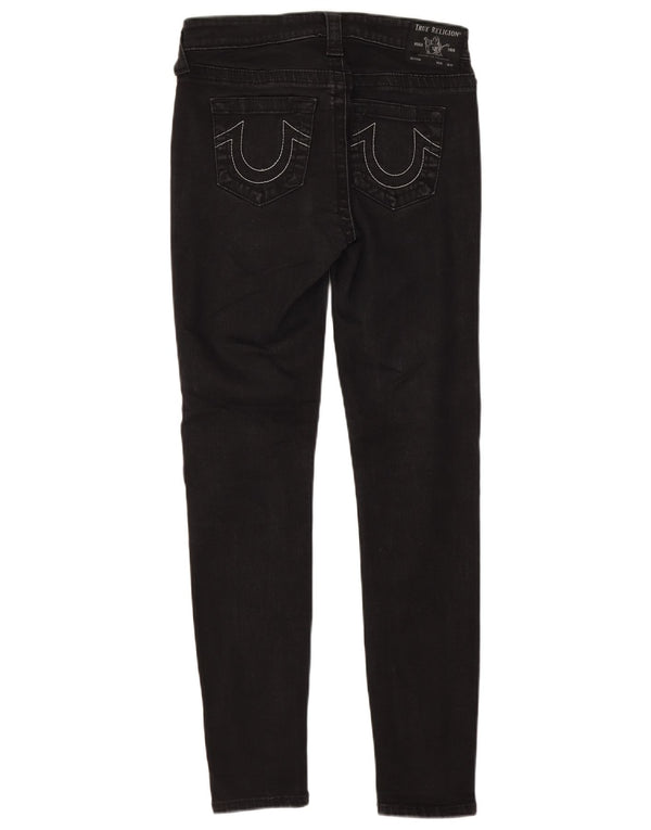 Женские джинсы скинни True Religion W28 L28 черные