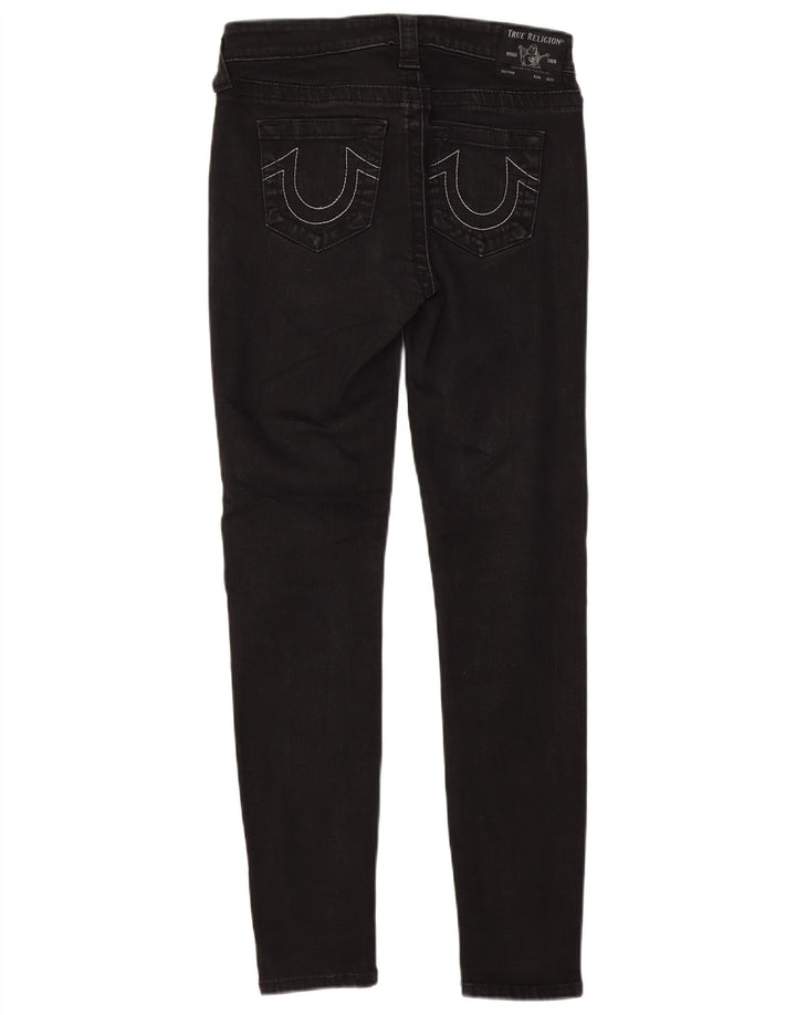 Женские джинсы скинни True Religion W28 L28 черные
