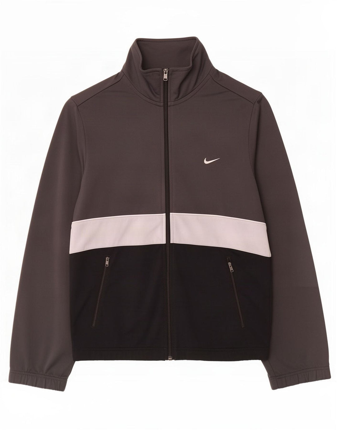 Мужской спортивный костюм Nike, маленький серый полиэстер с цветными блоками