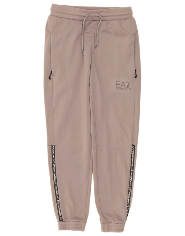 Emporio Armani Мужские спортивные брюки с рисунком XS Серый полиэстер