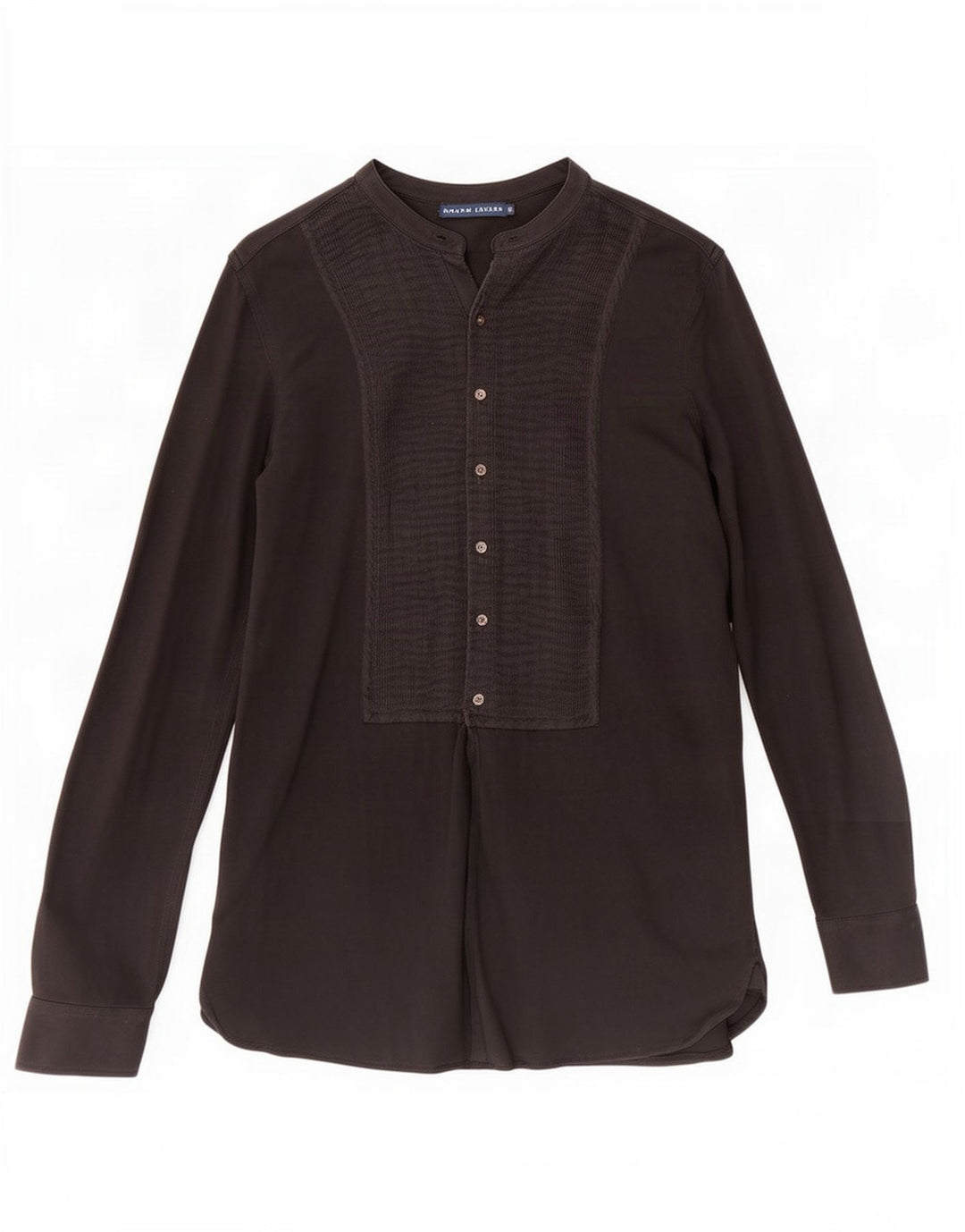 Женская рубашка Ralph Lauren UK 12, средний черный хлопок