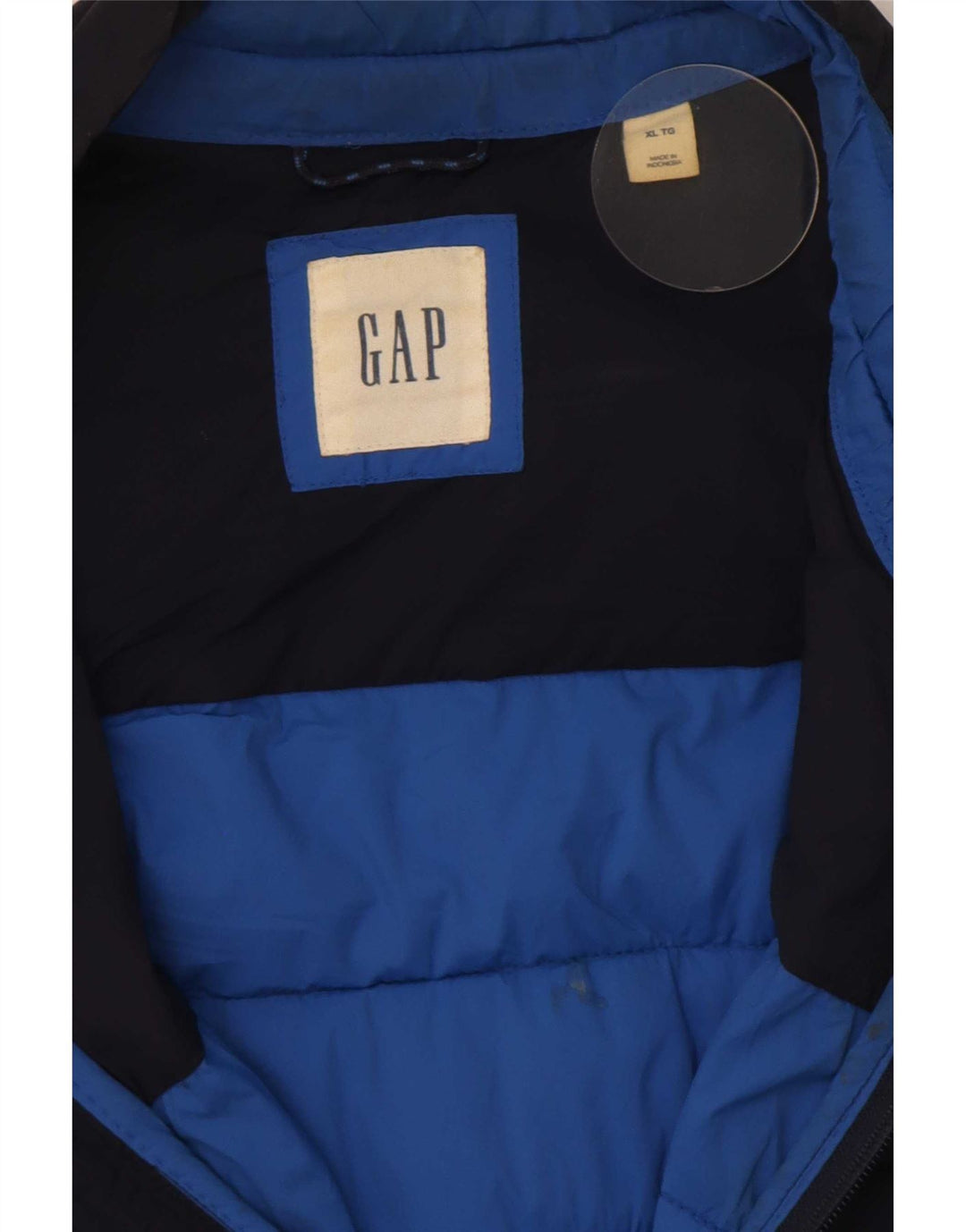 Мужская стеганая куртка Gap UK 42 XL темно-синяя