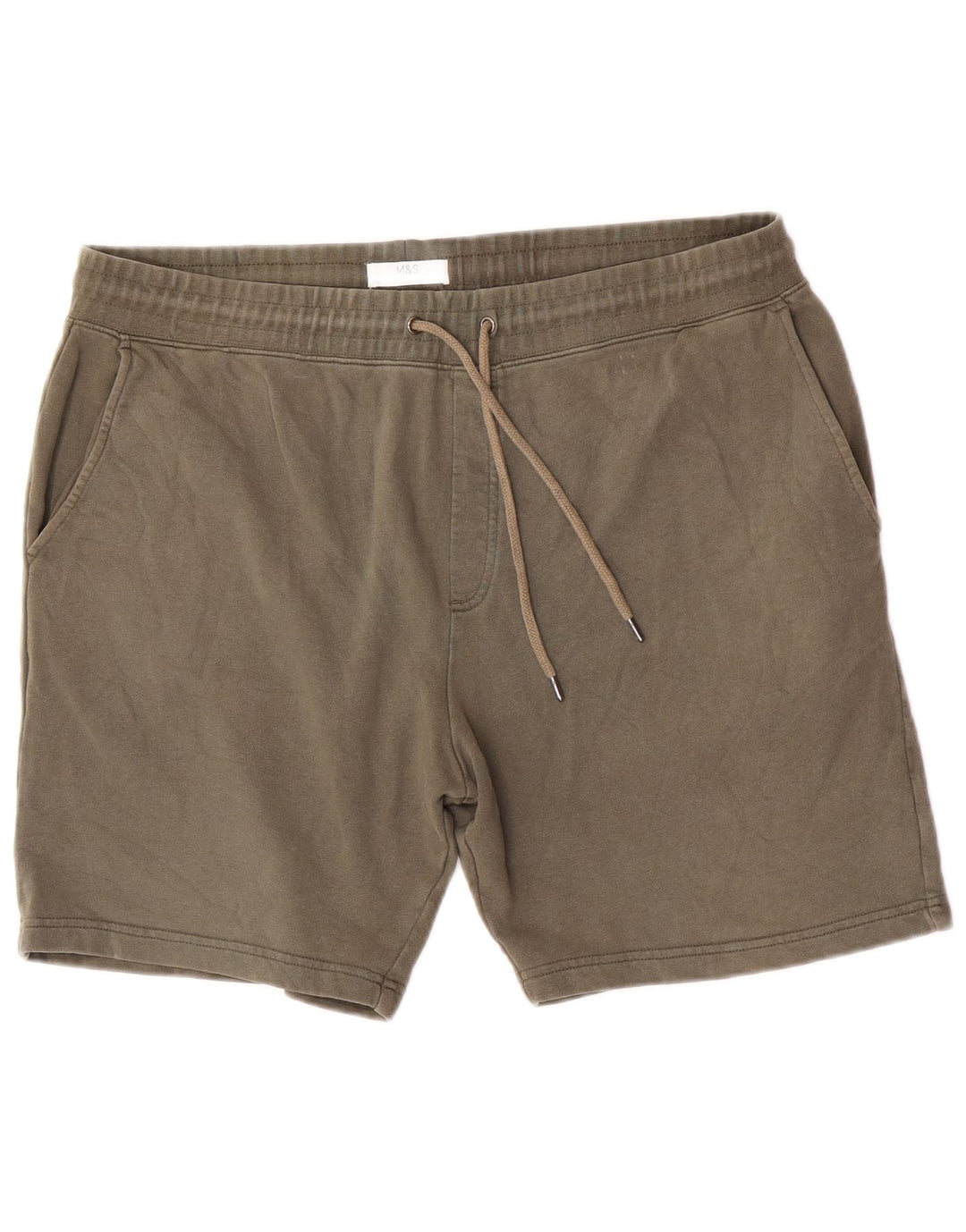Женские спортивные шорты Marks & Spencer 2XL, зеленый хлопок