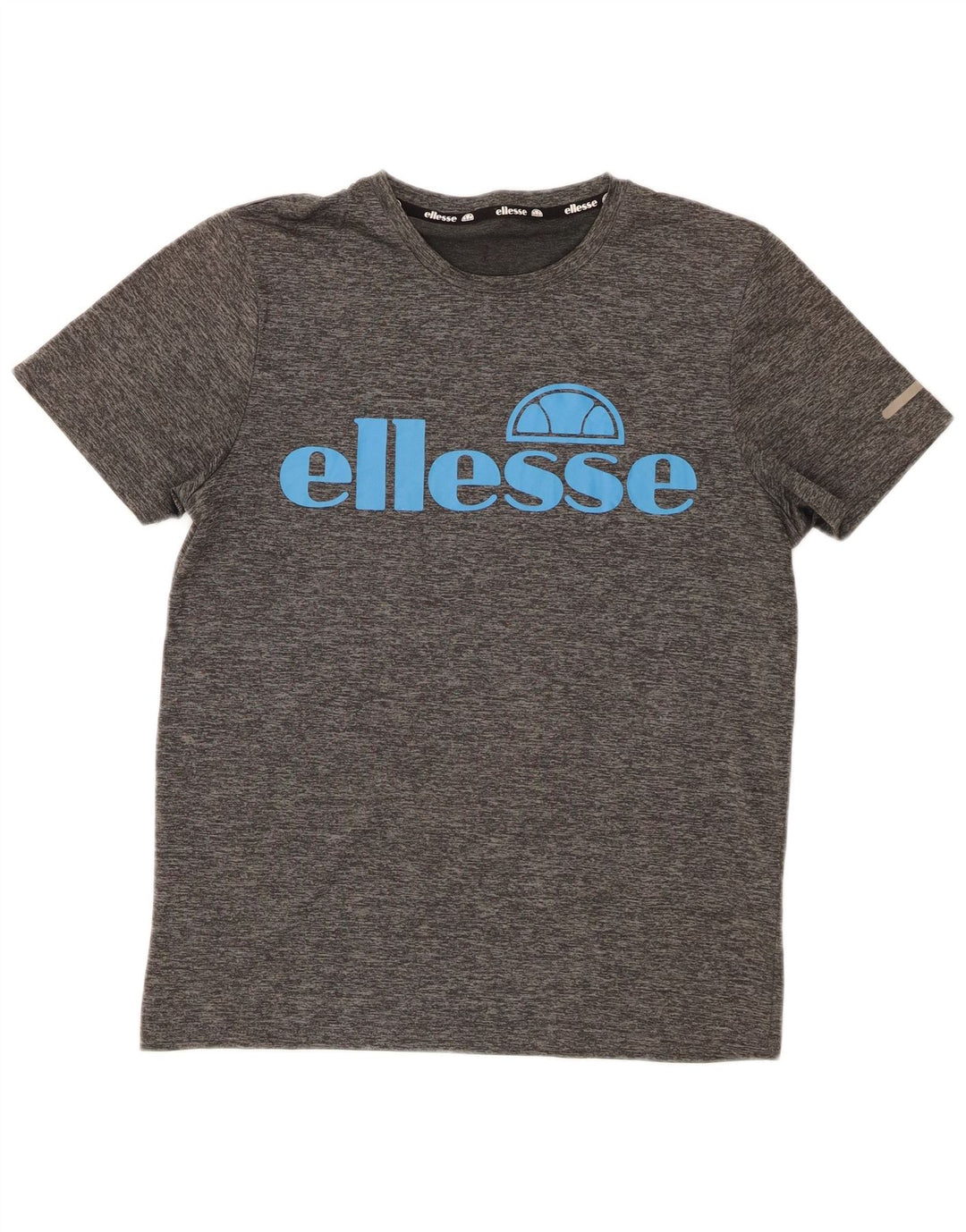Женская футболка с рисунком Ellesse Top UK 14, средний серый полиэстер