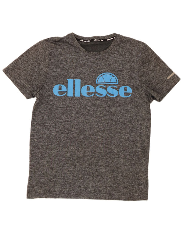 Женская футболка с рисунком Ellesse Top UK 14, средний серый полиэстер