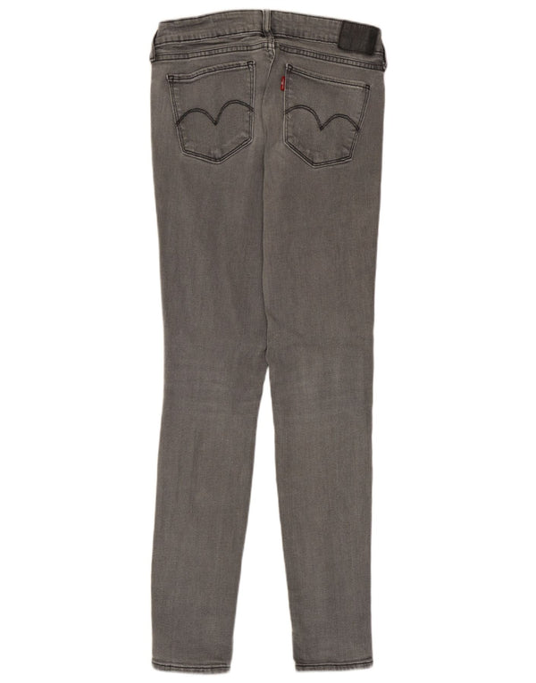 Женские джинсы скинни Levi's 711 W28 L29 Серые хлопковые