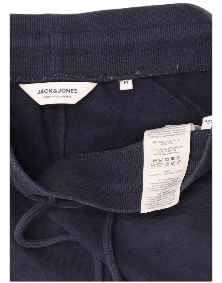 Мужские спортивные брюки с рисунком Jack & Jones, джоггеры, средние, темно-синие