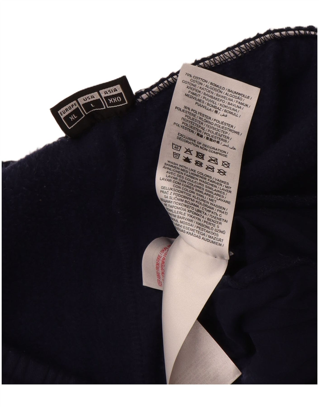 HUMMEL Мужские спортивные брюки, большие темно-синие хлопковые брюки