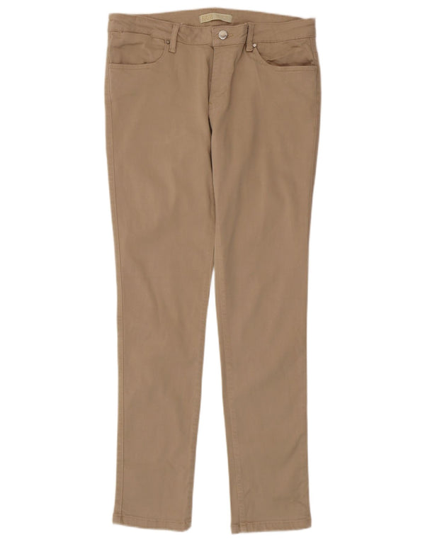 Женские узкие джинсы Zara EU 44 XL W34 L30 Бежевые