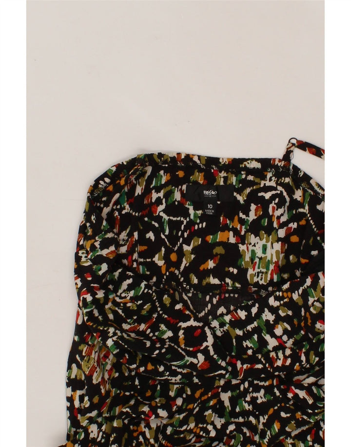 MOSSIMO Womens Abstract Pattern Slip Dress UK 10 Small Multicoloured Vintage Mossimo and Second-Hand Mossimo from Messina Hembry 
