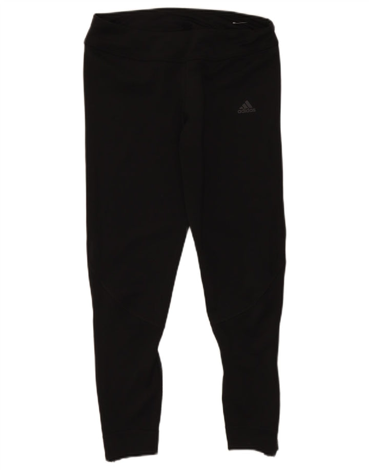Женские леггинсы Adidas Climacool UK 12/14, средний черный полиэстер