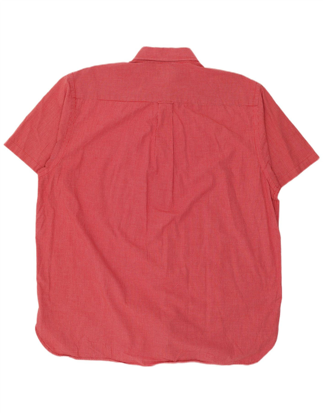 Мужская рубашка с коротким рукавом Nautica XL, хлопковая красная клетка