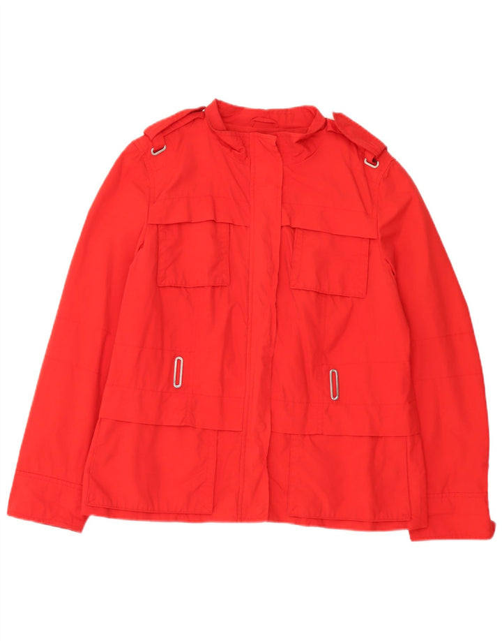 Женская куртка в стиле милитари Zara UK 18 XL, красный хлопок