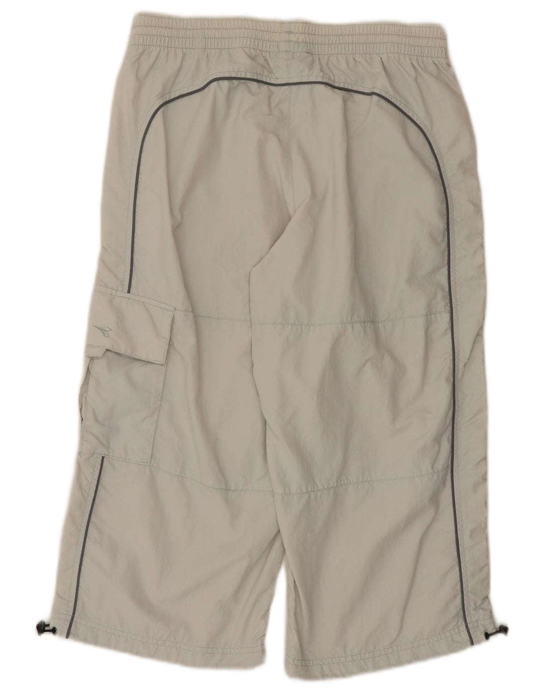 Мужские спортивные шорты-бермуды Diadora большого размера из белого полиамида