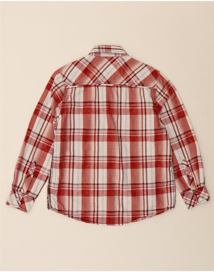 BKE Womens Shirt UK 10/12 Medium Red Check Cotton Vintage BKE and Second-Hand BKE from Messina Hembry 