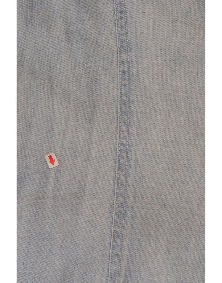 JOHN BANER Женское джинсовое платье без рукавов IT 50 XL Синий хлопок