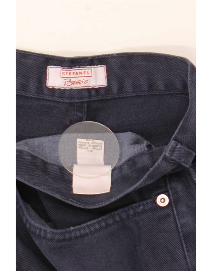 Мужские прямые джинсы Stefanel IT 48 Medium W34 L34 Темно-синий хлопок