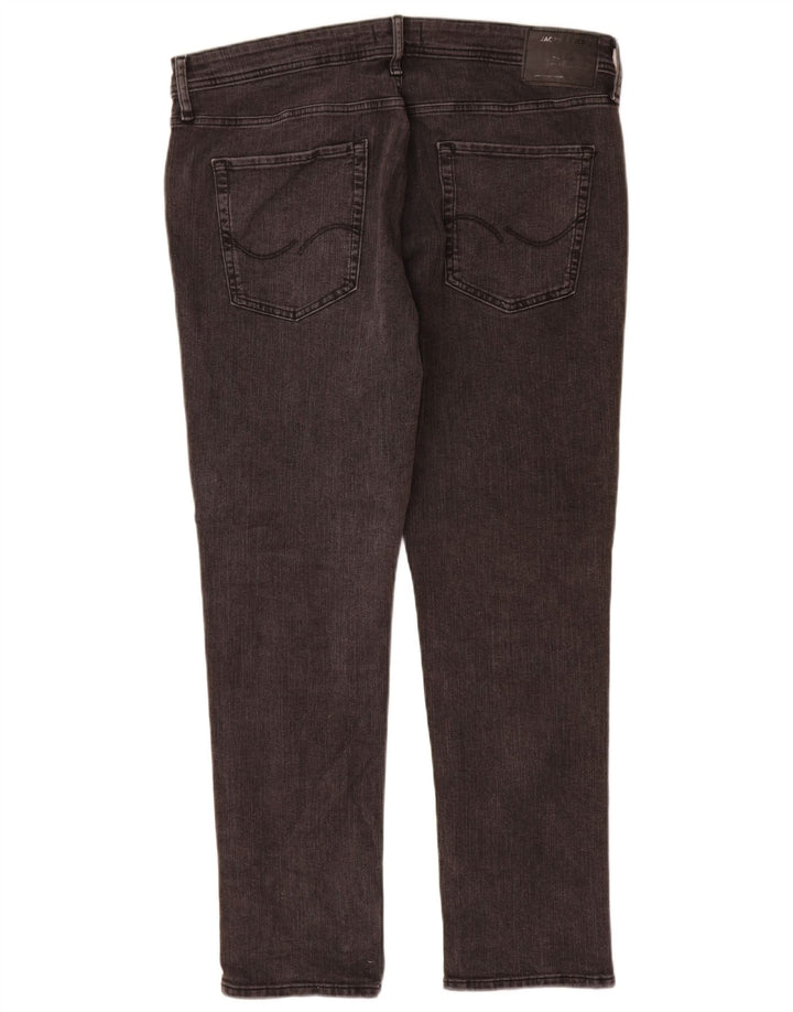 Мужские узкие джинсы Jack & Jones W38 L32, серый хлопок