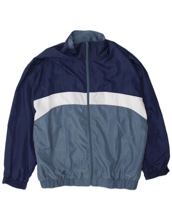 Мужской спортивный костюм Active Top Jacket XL Темно-синий Полиэстер с цветными блоками