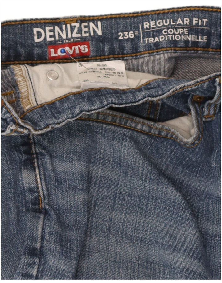 Женские прямые джинсы Levi's Denizen стандартного кроя W34 L30 синие