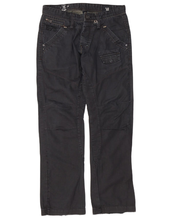 Мужские прямые джинсы Jack & Jones W34 L34, черный хлопок