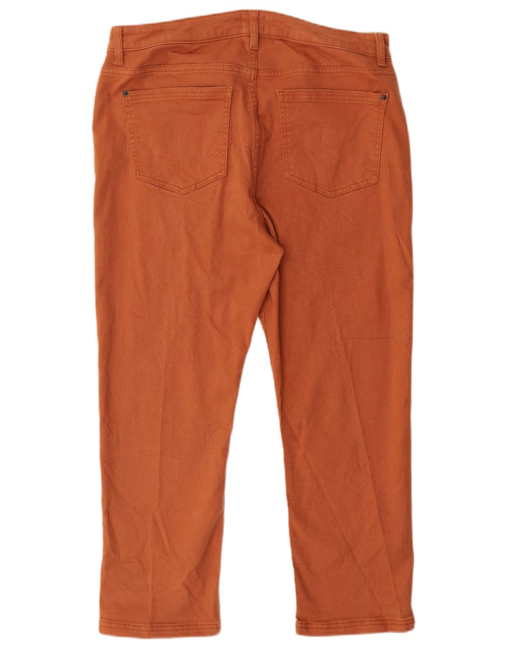 Женские укороченные джинсы White Stuff UK 16, большие W34 L25, коричневые, хлопковые