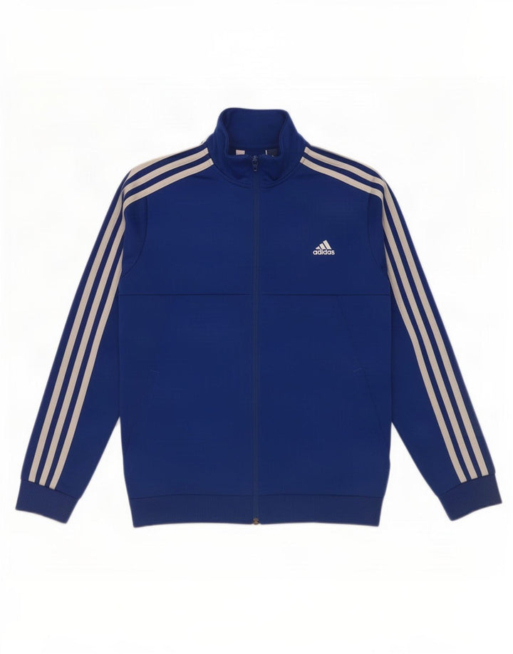 Спортивный костюм Adidas для мальчиков 11-12 лет, синий полиэстер