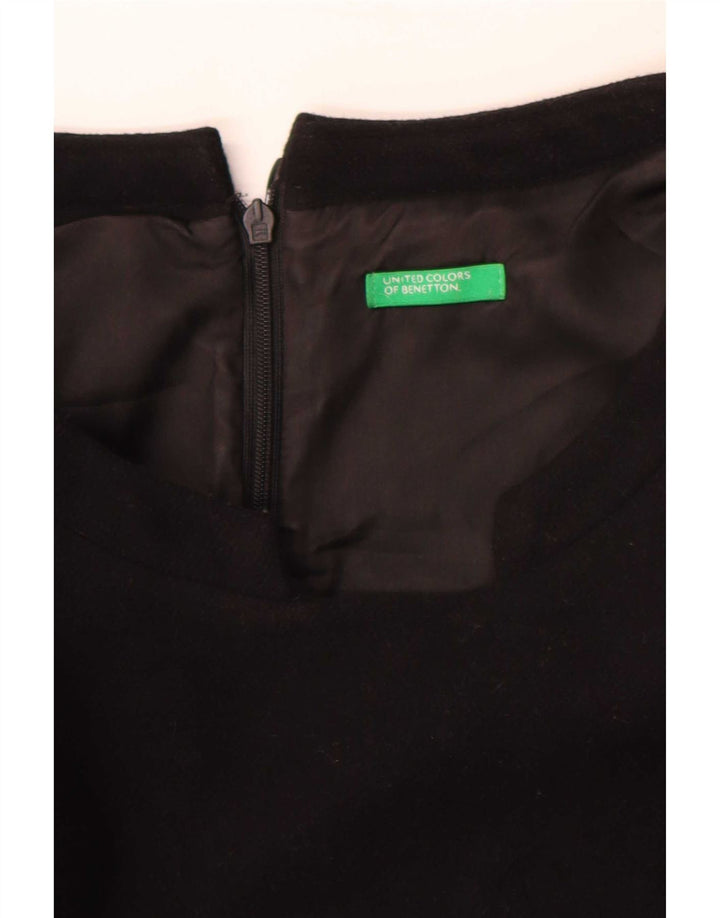 Женское платье-футляр Benetton UK 12, средний черный