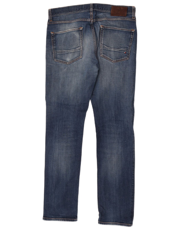 Мужские прямые джинсы Tommy Hilfiger Denton W32 L32, синий хлопок