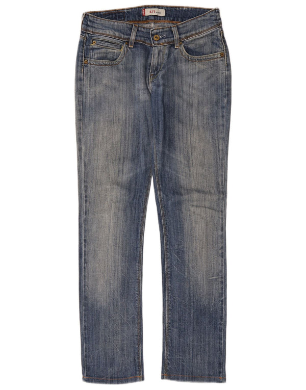 Женские узкие джинсы Levi's 571 W29 L30 синие, хлопок