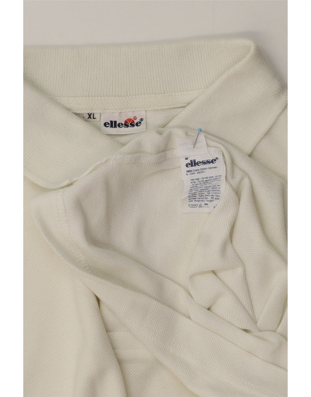 Мужская рубашка-поло Ellesse XL, белый хлопок