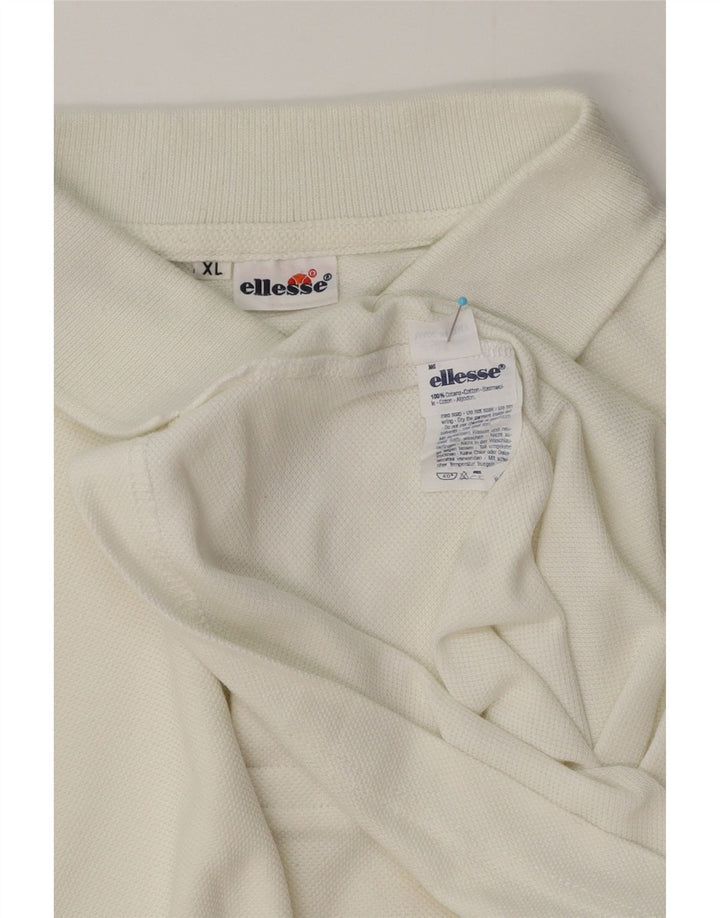 Мужская рубашка-поло Ellesse XL, белый хлопок