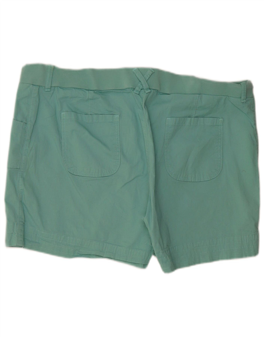 LEE Womens Riders Mid Rise Casual Shorts US 22 3XL W44  Green Cotton