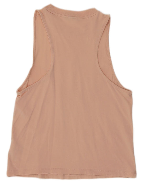 Женский жилет с графическим рисунком ADIDAS UK 8, маленький розовый хлопок