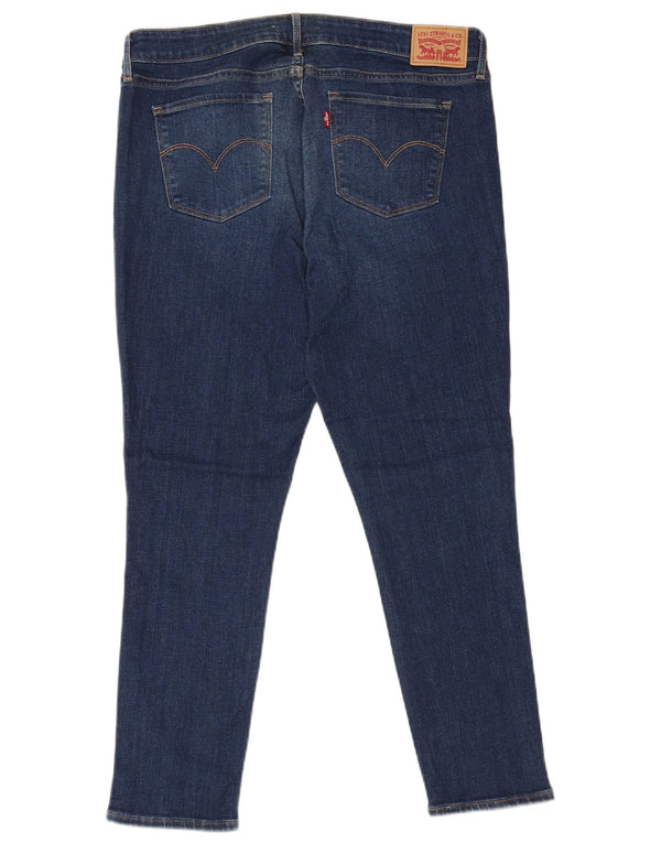Женские джинсы скинни Levi's 711 W31 L26 Темно-синие, хлопок