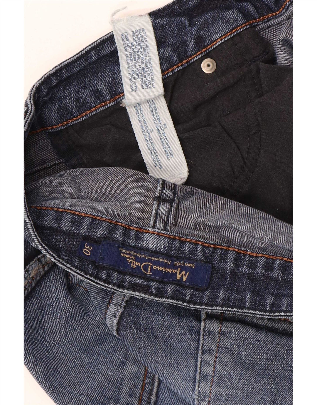 Женские узкие джинсы Massimo Dutti W30 L32 синие, хлопок
