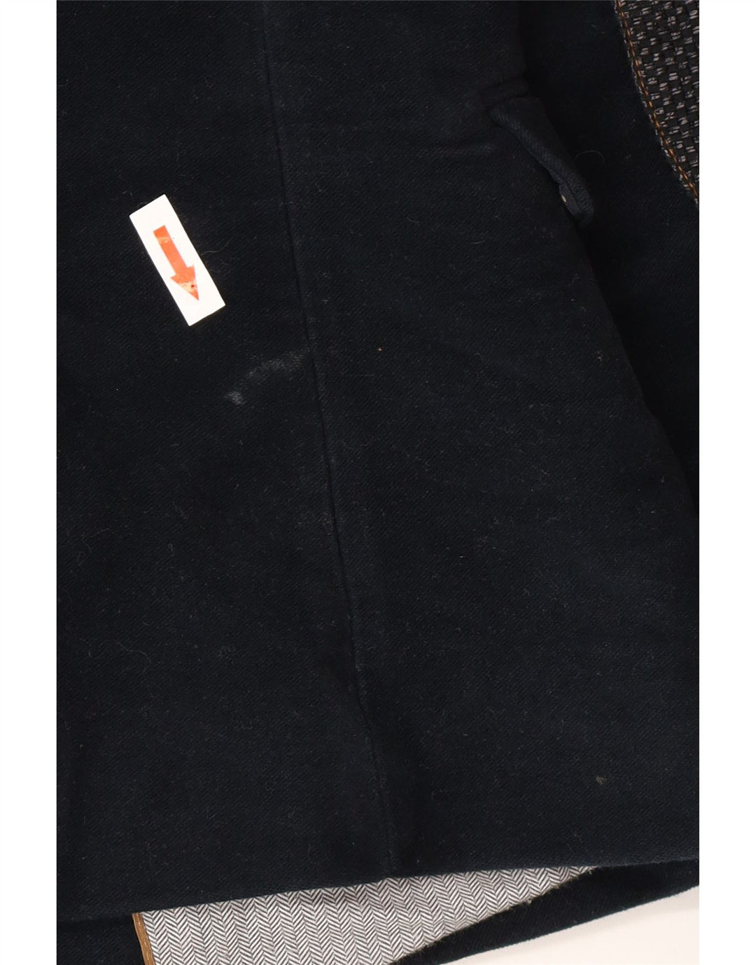 Женский пиджак Zara на 1 пуговице UK 12, средний темно-синий из ацетата