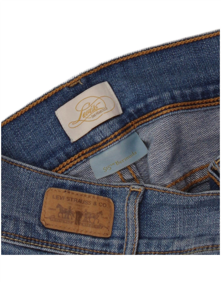 Женские джинсовые шорты-бермуды LEVI'S 515 W32, большие синие