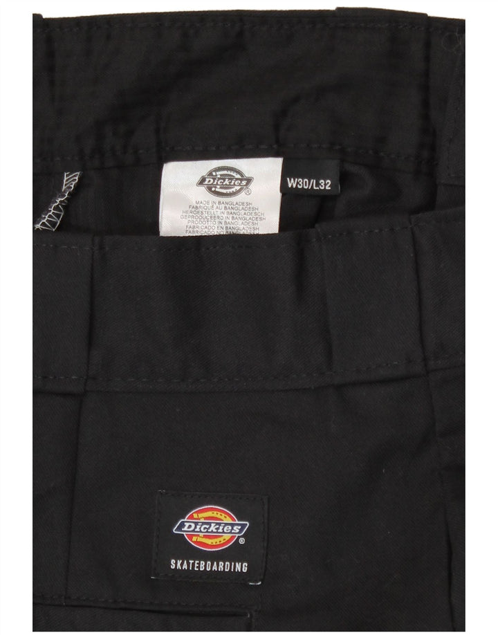 Мужские прямые брюки-карго Dickies W30 L32, черный полиэстер