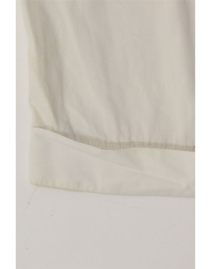 Женские шорты чинос Benetton IT 42 Medium W30 Белый хлопок