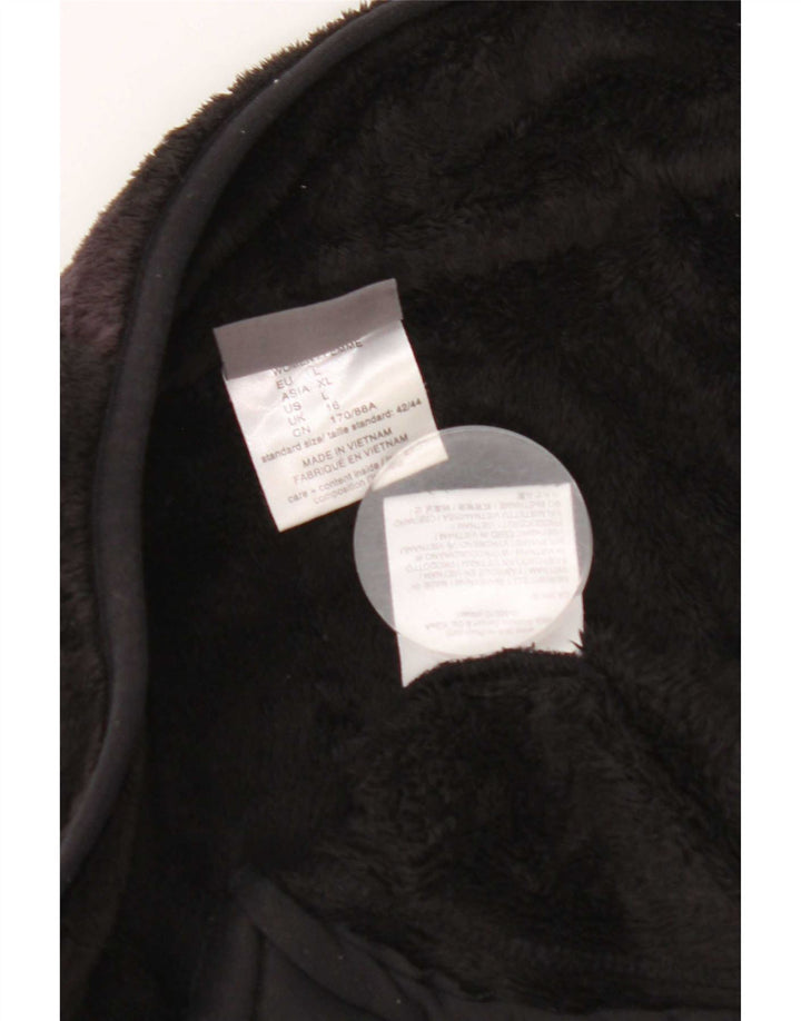 Женская флисовая куртка с подкладкой Jack Wolfskin UK 16, большой черный полиэстер