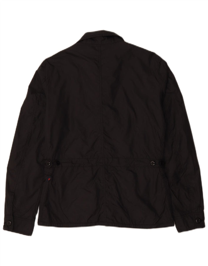 Женская куртка Kappa в стиле милитари UK 14, средний черный, полиамид