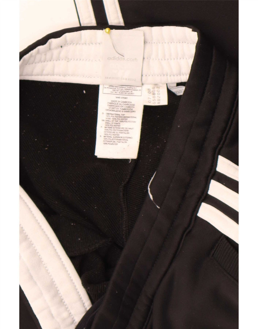 Женские спортивные брюки Adidas Clima 365 UK 8, маленькие черные из полиэстера
