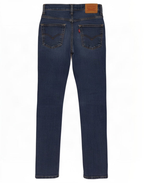 Levi's Boys 512 Узкие зауженные джинсы 11-12 лет W26 L29 Синий хлопок