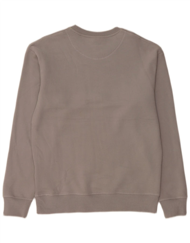 Мужской свитшот Jack & Jones, маленький серый хлопковый джемпер
