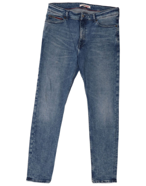 Мужские джинсы скинни Tommy Hilfiger W34 L32, синий хлопок
